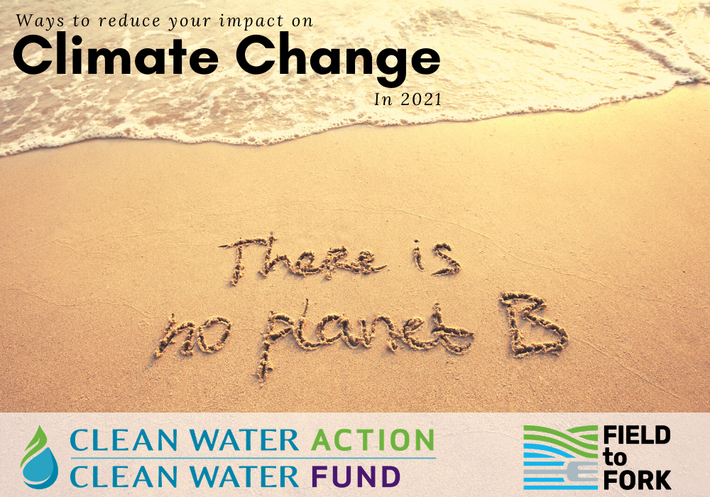 Ways to reduce your impact on climate change in 2021 Clean Water Action